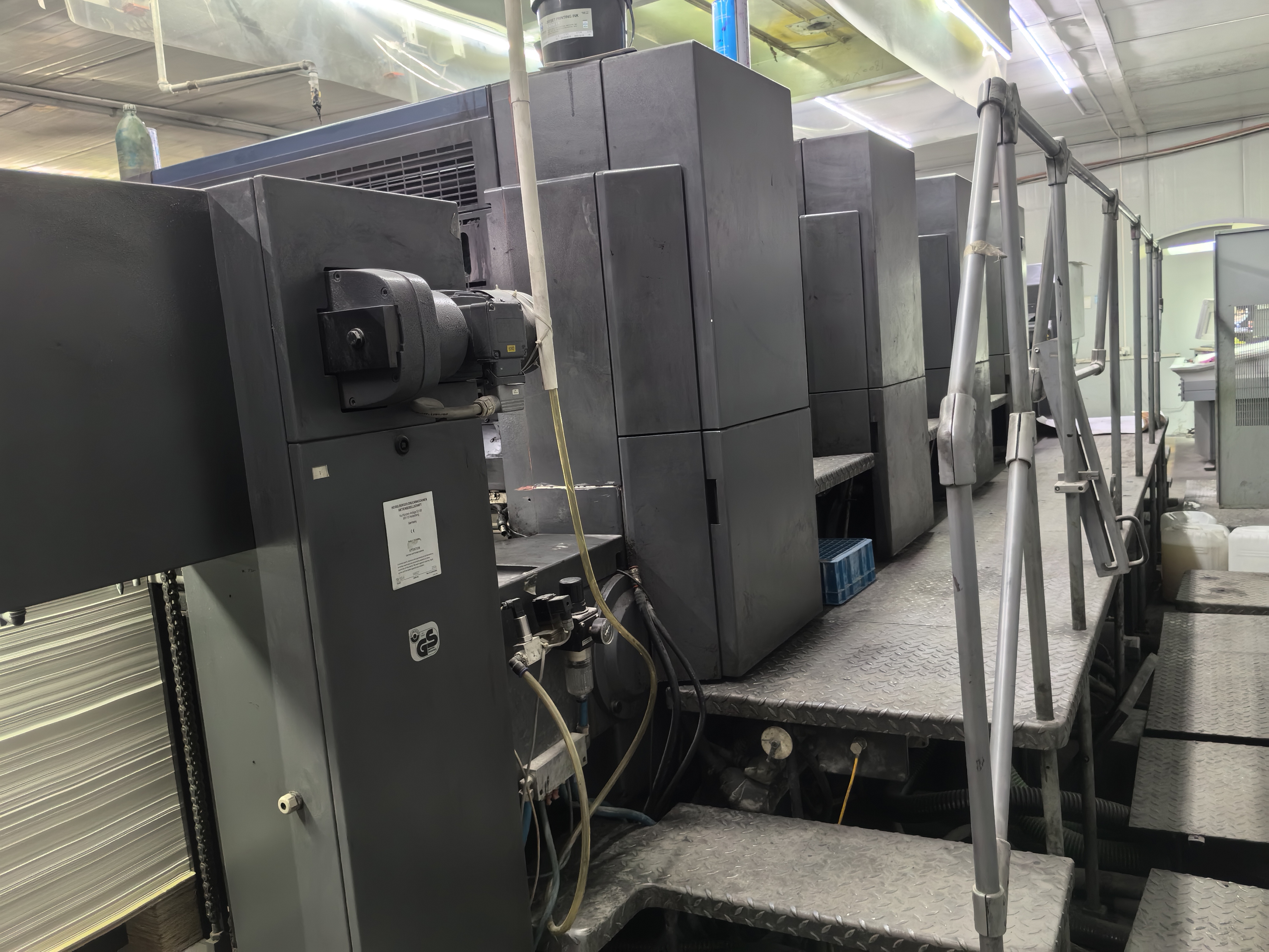35000 KG Used Heidelberg Offset Printing Machine SM102-4 Germany Printing Press 2004 Year
