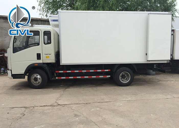 3ton Refrigerated Truck Light Refri Cargo Truck light duty box truck small commercial trucks