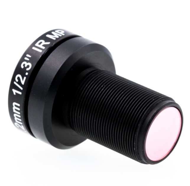 1/2.3" 7.2mm 10Megapixel F2.4 M12x0.5 Mount Non-Distortion IR Board Lens, Drone