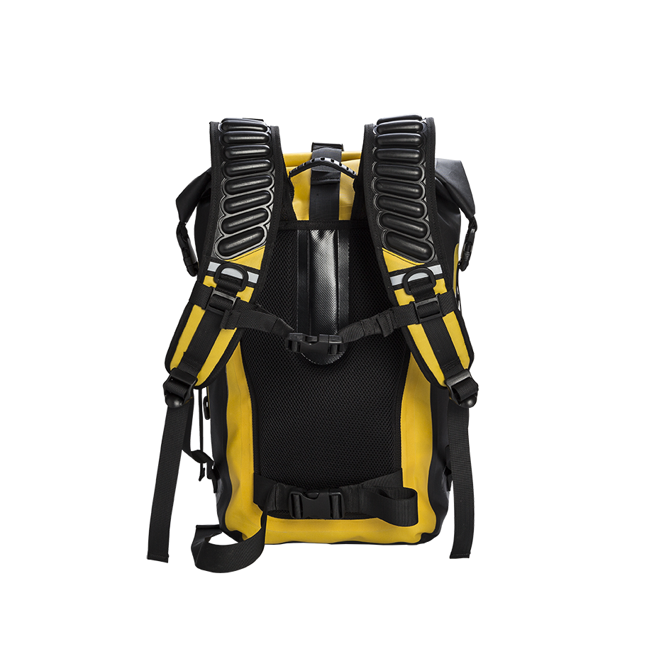 25L Yellow Triathlon Transition Backpack Outdoor Waterproof Rainproof