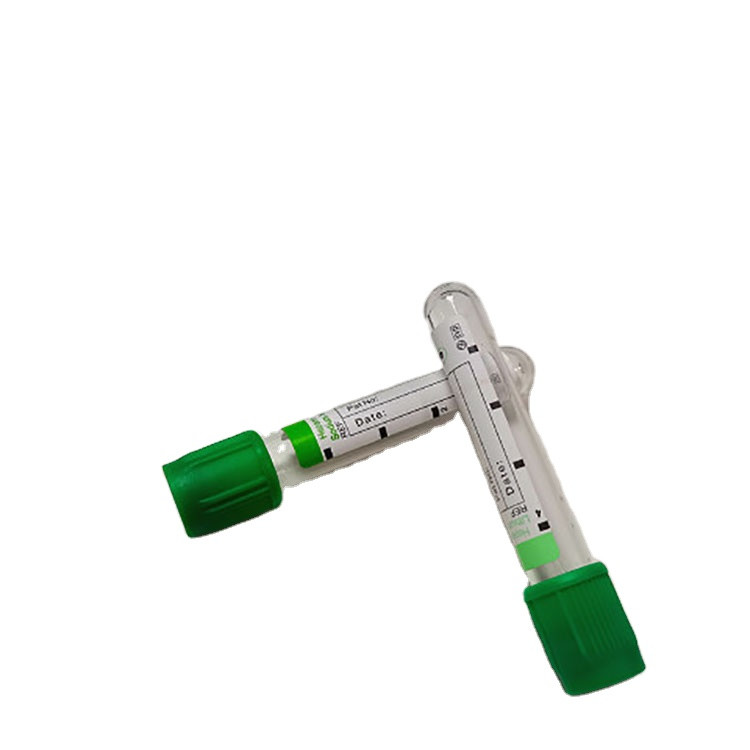 FDA510K CE ISO Vacuum Blood Collection Tube with Heparin Sodium/Heparin Lithium 1ml 5ml PET Glass