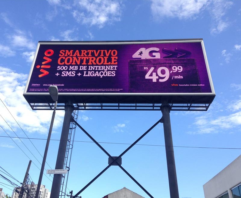 Outdoor Full Color P4 P5 P8 P10 Wall-mounted Billboard Naked-eye 3D Board Fixed Advertising