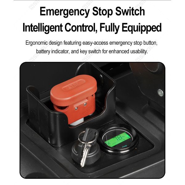 CBD20P CBD25P CBD30P Stand-on Electric Pallet Truck with Lithium-Ion Battery