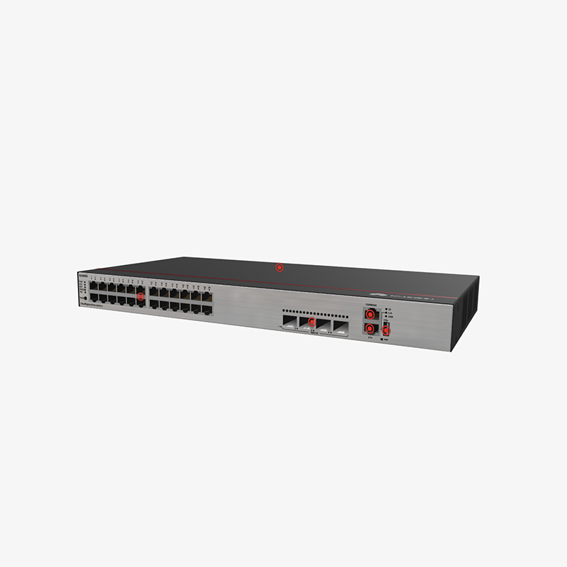 24 Ports GE SFP Switch S5735-L24T4S-A1 with 56Gbps/336Gbps Switch Capacity and Long