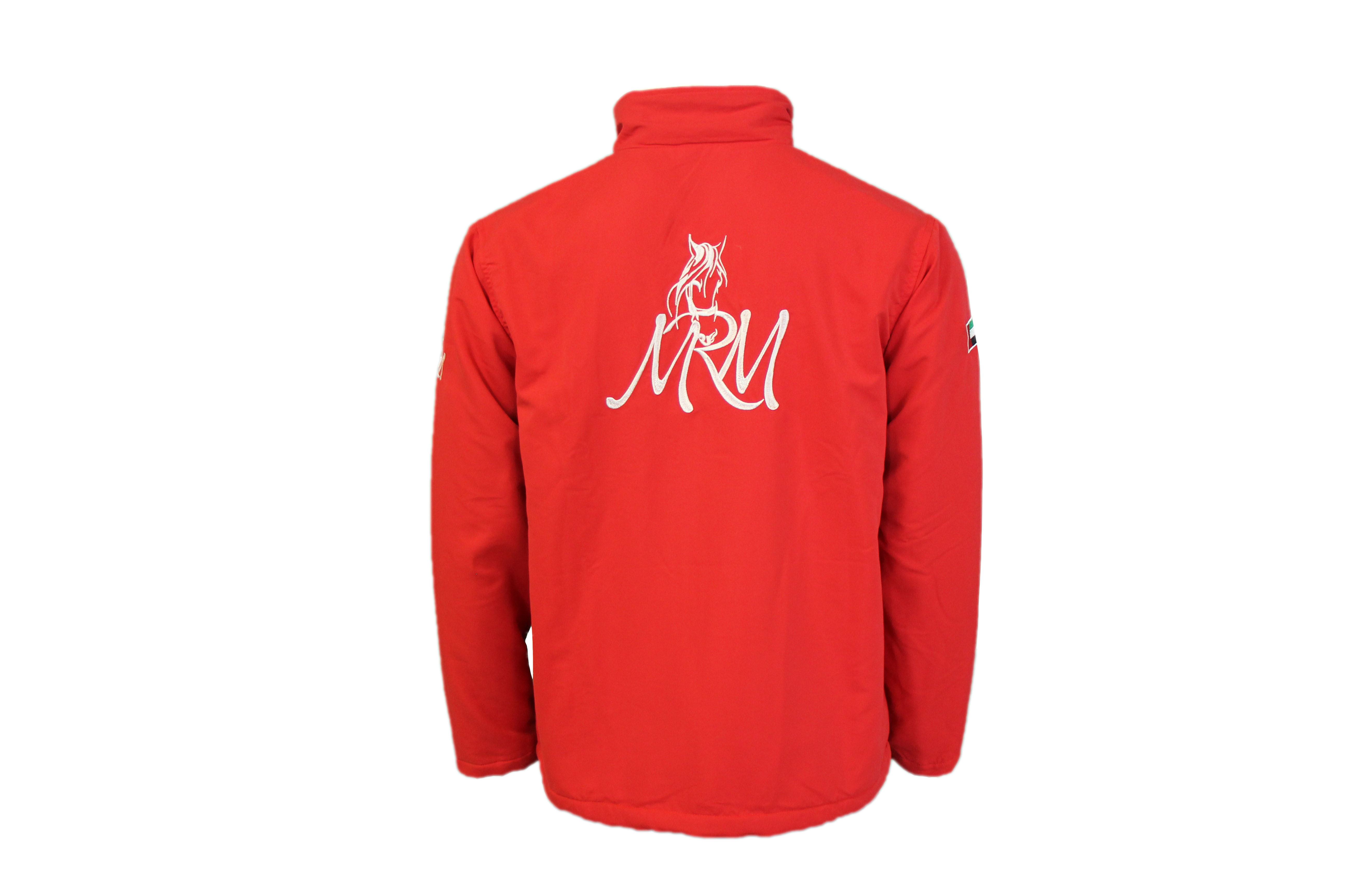 S-5XL Fleece Lined 413 GSM Black Thermal Jacket With Embroidery