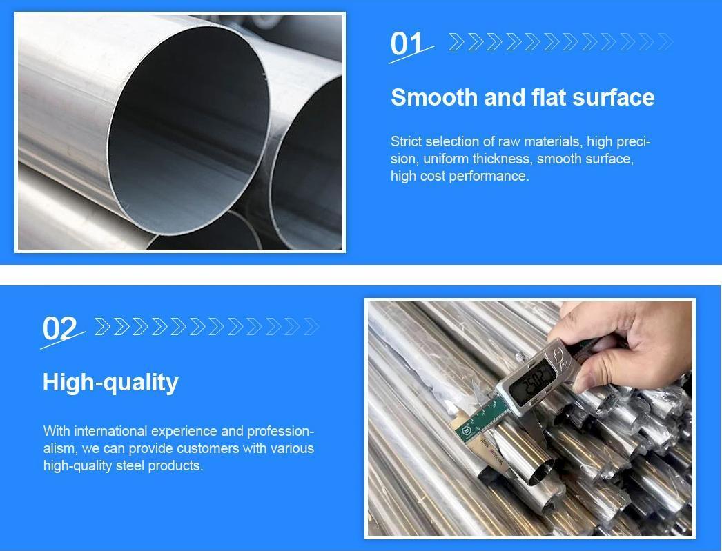 Ss Tubing AISI 431 316 SUS Stainless Steel Pipe Round Pipe / Square Pipe 402 201 304L 316L 410s 430 304 Stainless Steel Tube Heat Exchanger Tube Ss Pipe