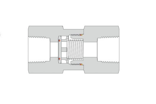 304/316 Stainless Steel Manual Check Valve for High-Temperature Applications for Gas Oil and Other Media OEM and ODM Supported