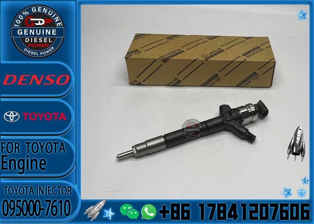 NEW Diesel Fuel Injector Parts 095000-7610 095000 7610 23670-0R160 23670-0R110 Engine Fuel Injector 0950007610 for Toyot