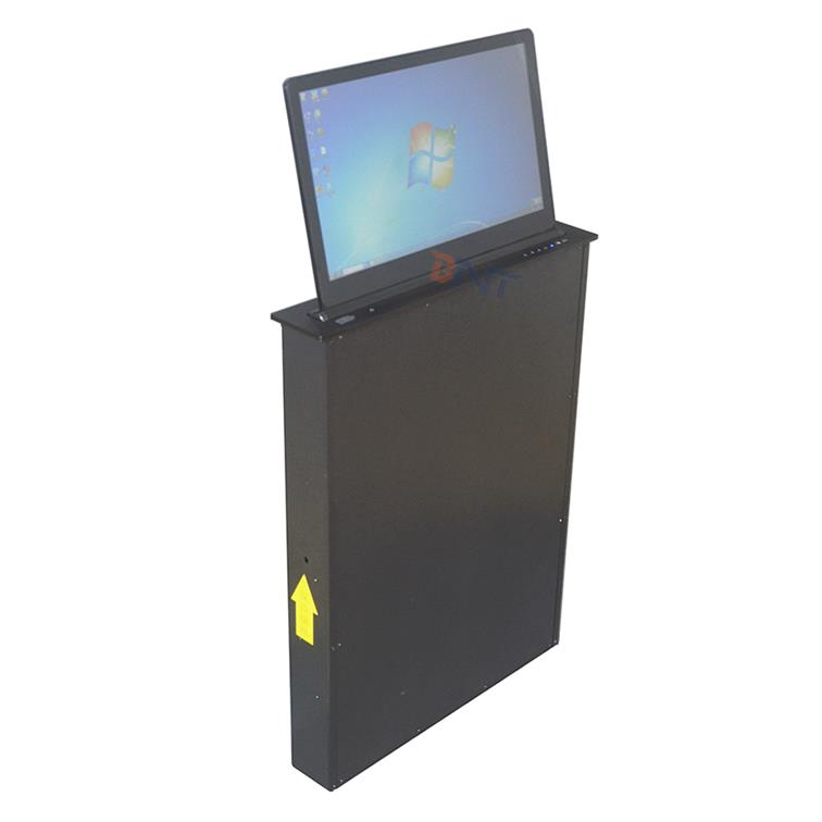 New 2021 full aluminum alloy slim lcd monitor lift for conference system retractable monitor