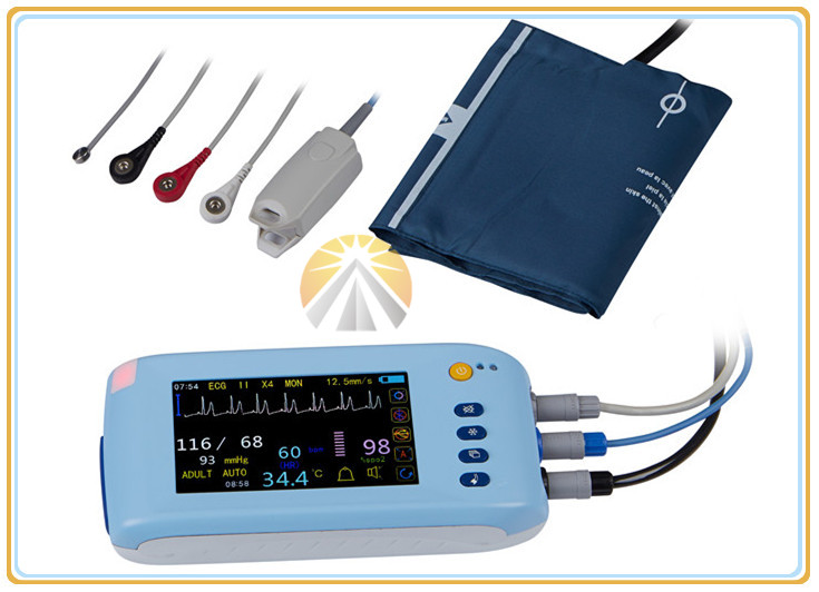 Light Palm Handheld Patient Monitor , Bluetooth Portable Vital Signs Monitor
