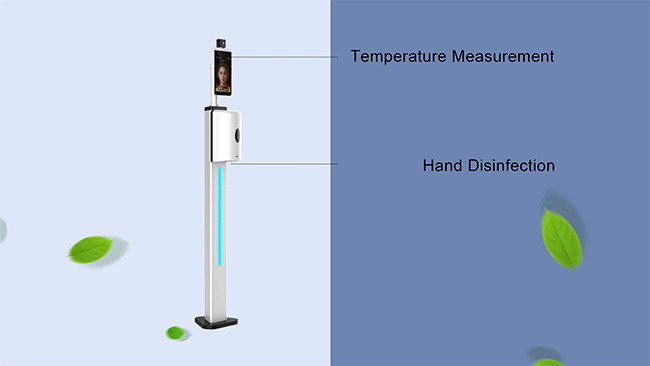 Digital Face Recognition Thermometer Temperature Measuring Kiosk