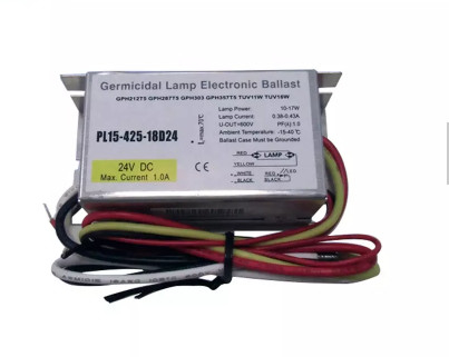 24V DC Electronic UVC Lamp Ballast Sterilizer 18w 4 Pin For T5 4