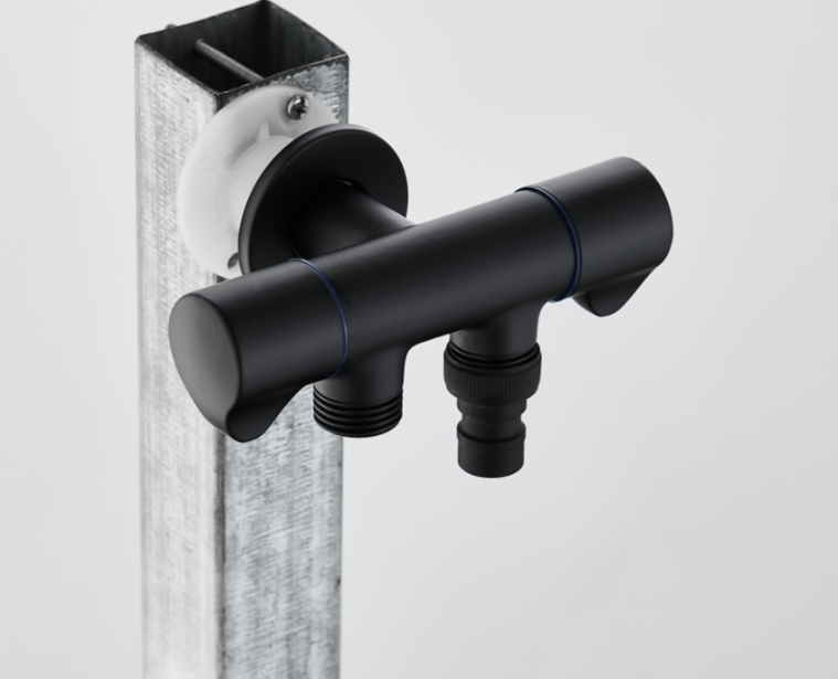 Black Wall Mounted ODM Mixer Tap Sprayer Faucet Set