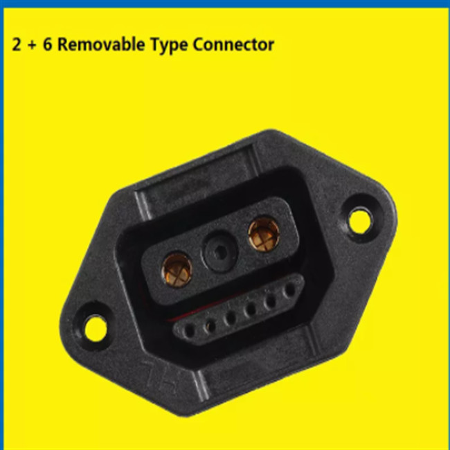 Detachable Energy Storage Connector 2 Plus 6 Core 220V Copper Material