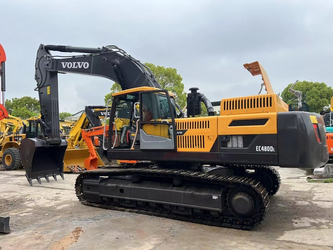 Low Price High Quality Vollvo EC 480 second hand  Hydraulic Excavator with 11010mm Excavation Height 0