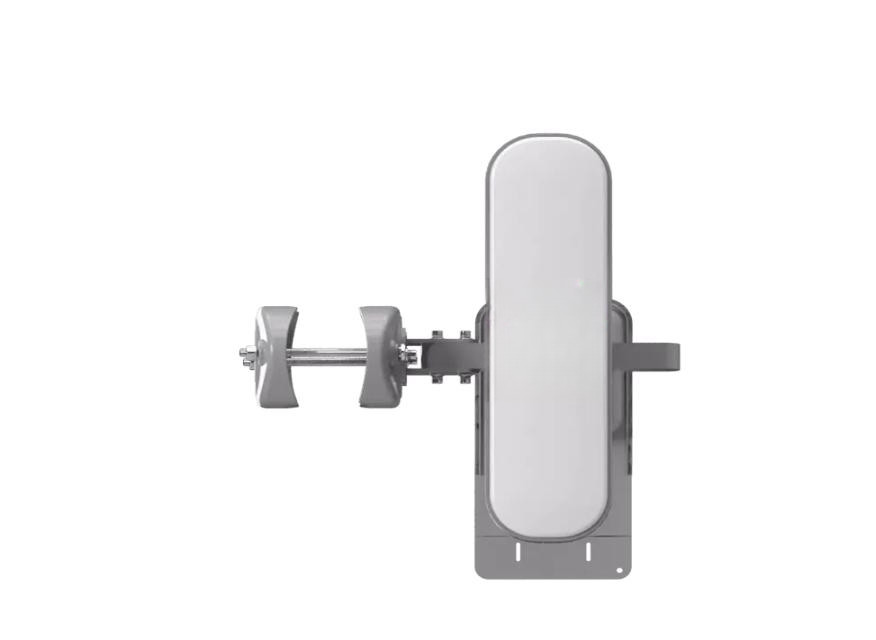 Wideband 6 GHz Asymmetrical 90° Horn Antenna