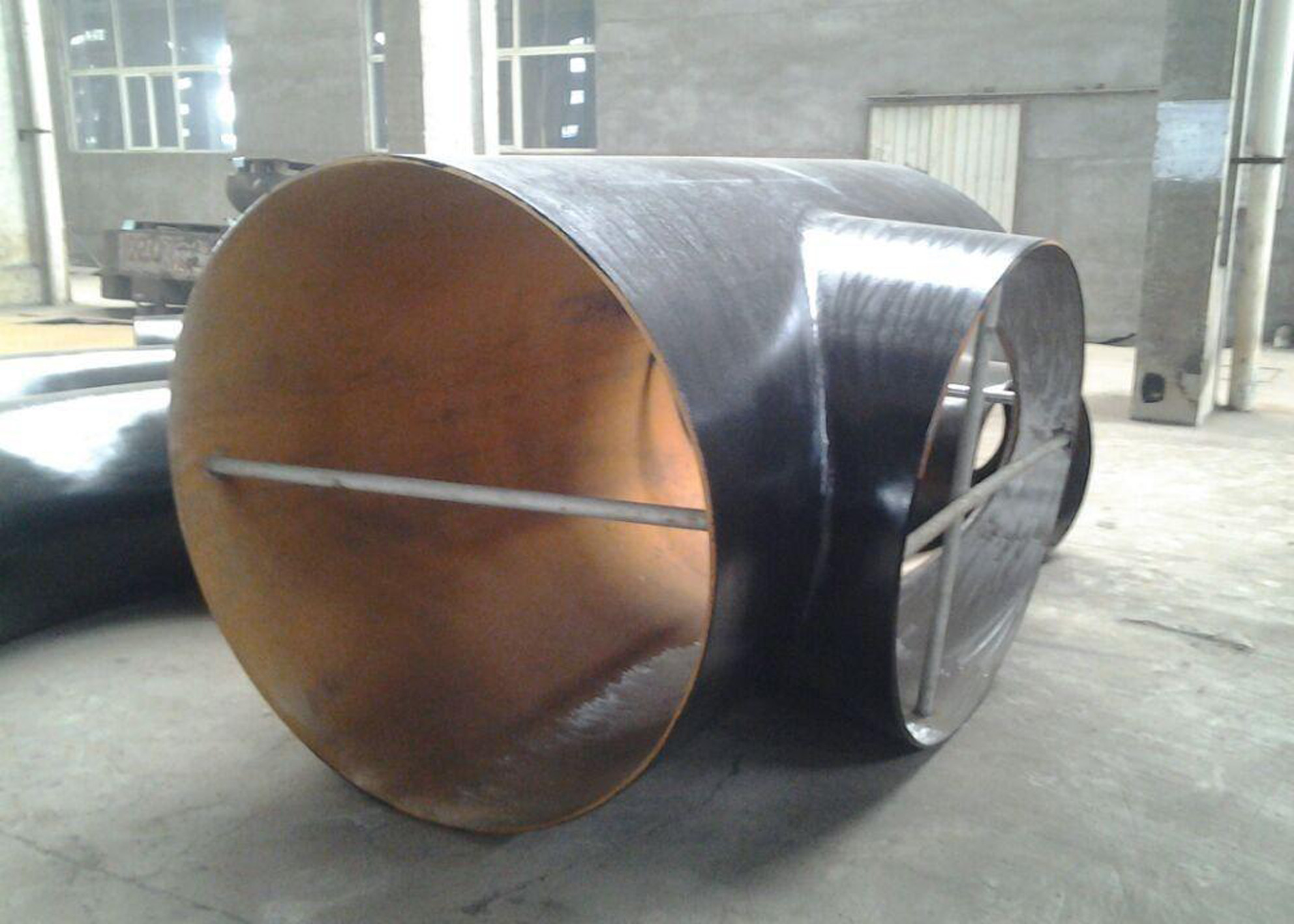 Pipeline Steel L290 Asme 36" Schxs Butt Welded Tee Large Diameter