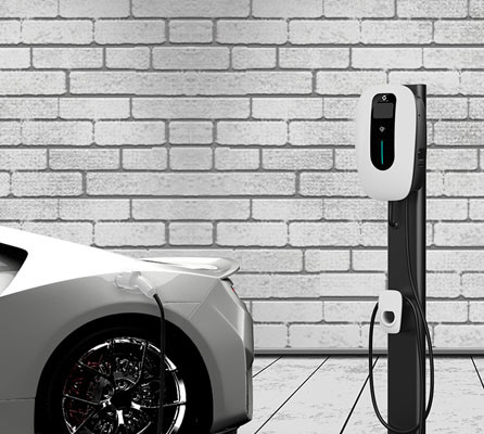3 Phase EV 7kw Home Charger Wallbox Charging Station With Wifi And APP