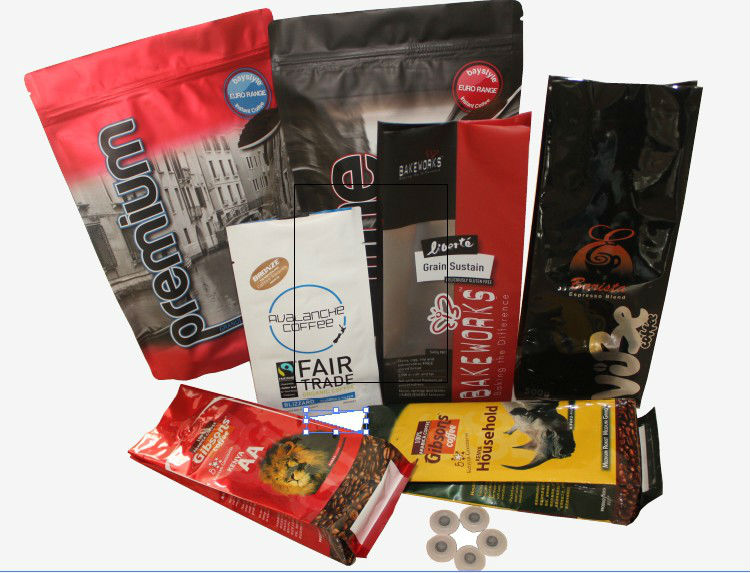 Mask facial aluminum foil pouch packaging with tear notch / hang hole