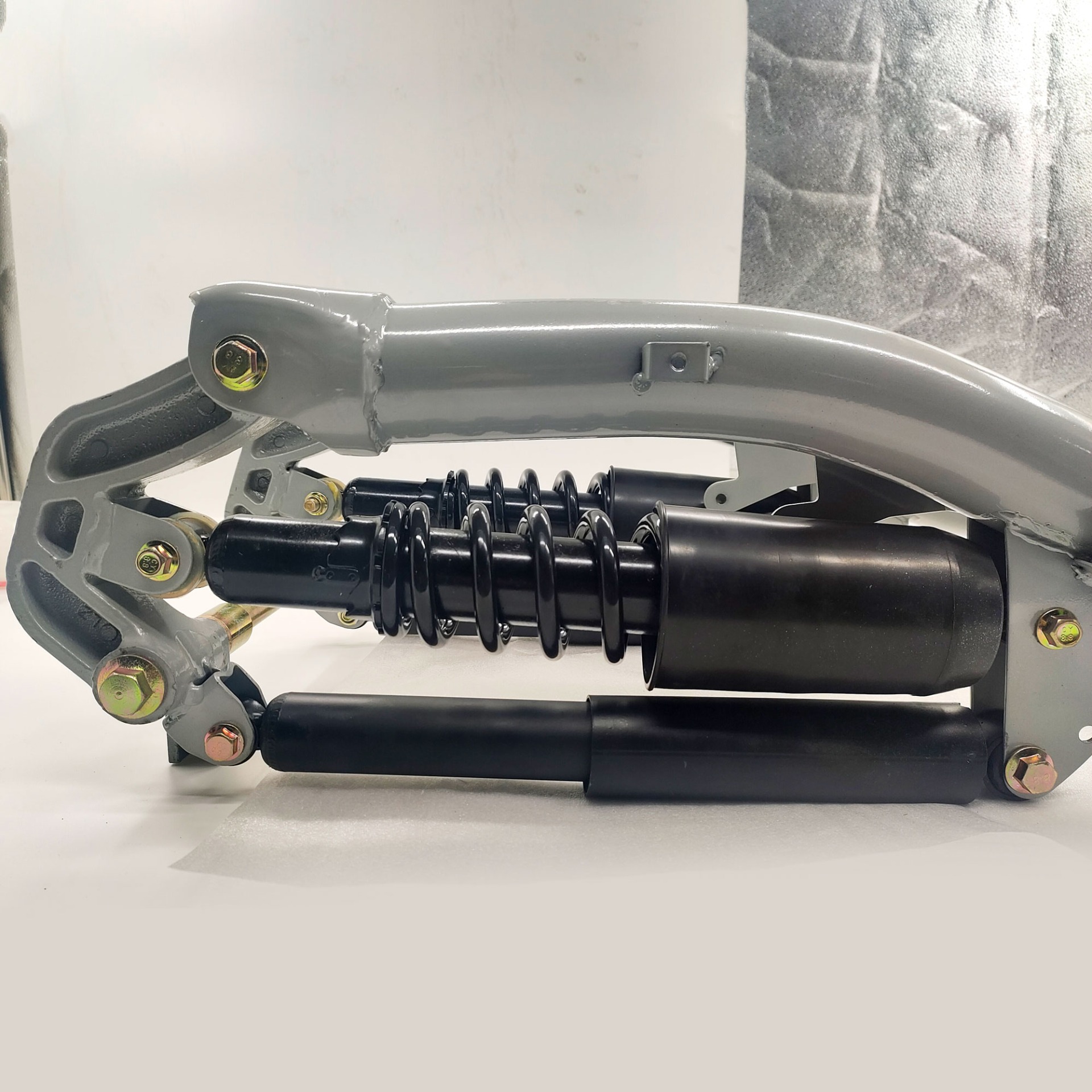 Front axle f20/350 DAYANG 64 Korean front shock absorber for tricycle