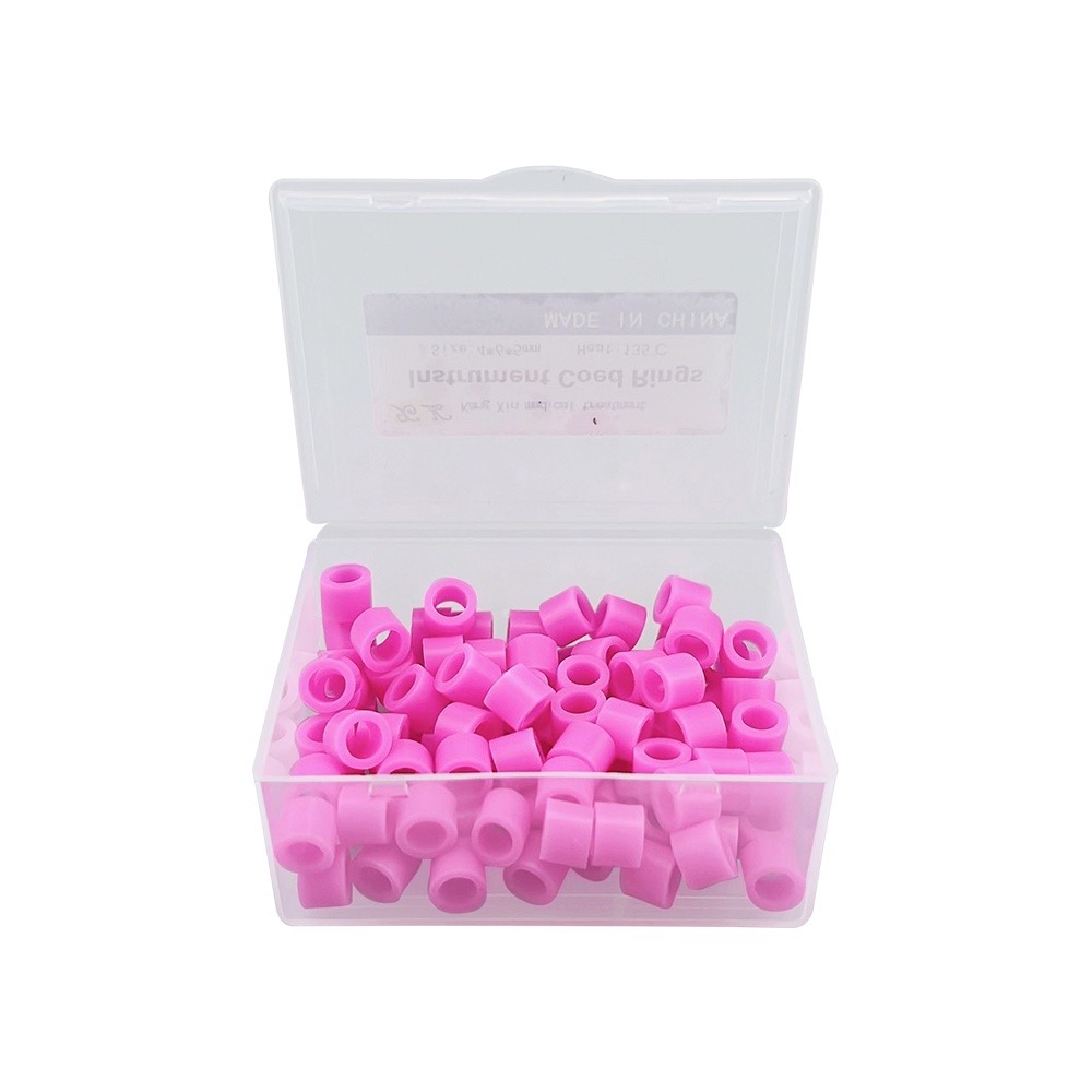 Small Medium Large Dental Silicone Instrument Color Code Rings Optional Color 100pcs/box or 160pcs/box Silicone Class I