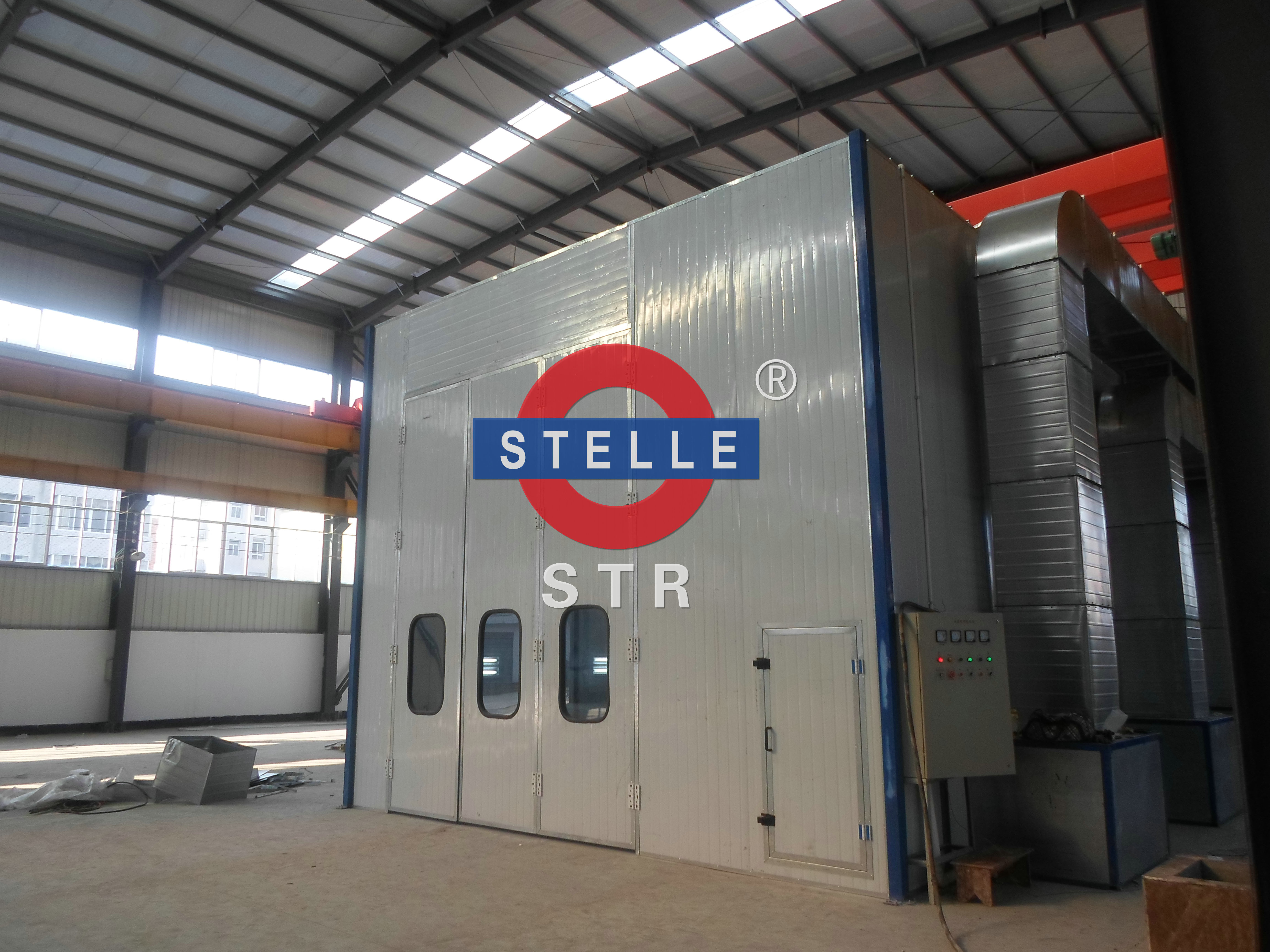 Portable Automotive Paint Spray Booth / Industrial Car Spraying Oven CE ISO