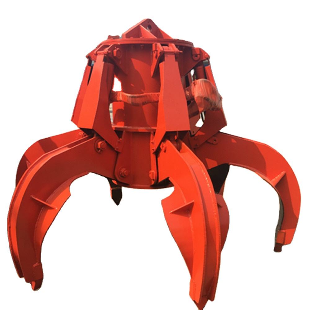 ODM Excavator Grab Bucket 5 Tonne Electro Hydraulic Rotating Crane Grab Bucket