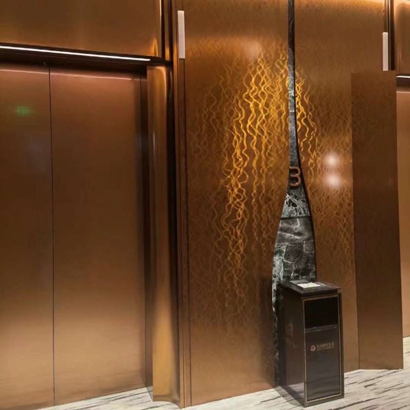 304 316 Grade 3D Pattern Decorative Stainless Steel Sheet Custom Size 0.8mm Thickness