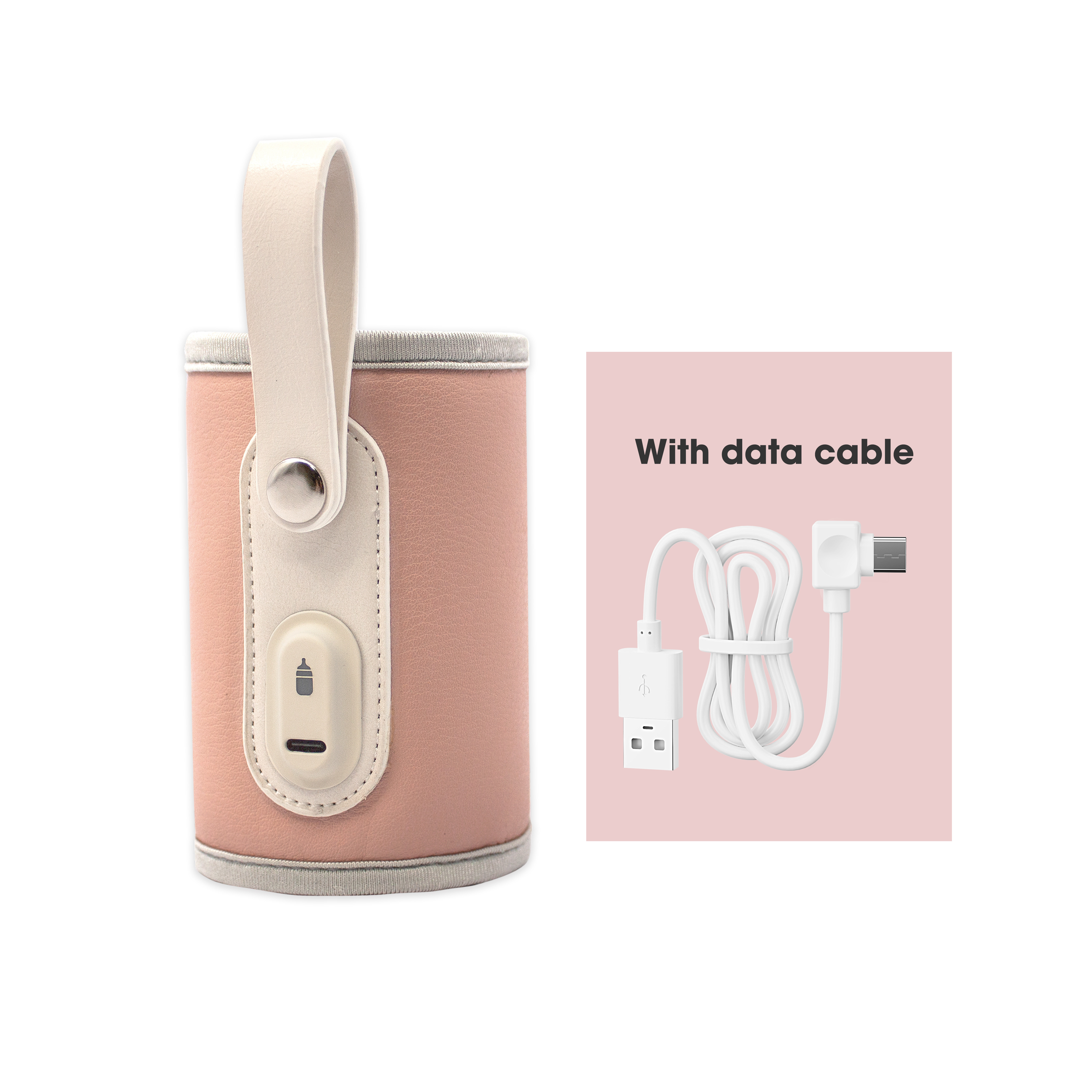 Travel Milk 42 Degree Thermostat Bottle Warmer Portable USB For Infant