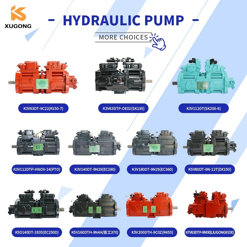 KAWASAKl K3V112DT-9N14 Hydraulic Pump For Vol Vo EC210 EC210B Kato HD700 Excavator