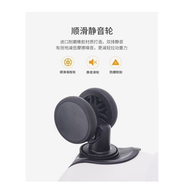 Front-Opening Multi-Functional Luggage New Pull-Along Suitcase with Multi-Directional Wheels Combination Lock Travel Case Leather Suitcase for Men and