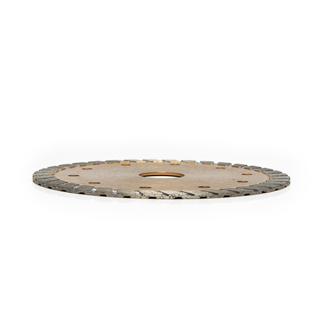 Gold Corrugated Brick Saw Blade Stone Circular Saw Blade For Cutting Marble