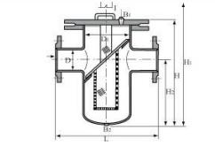 SS 304 316L Stainless Steel Basket Filter for Water Liquid at Standard Temperature