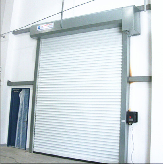 304 Stainless Steel Frame Industrial Security Door for Wind Load Areas