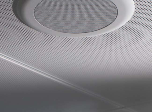 Perforated Metal Ceiling – Smooth And Monolithic Appearance For Retrofits or New Construction