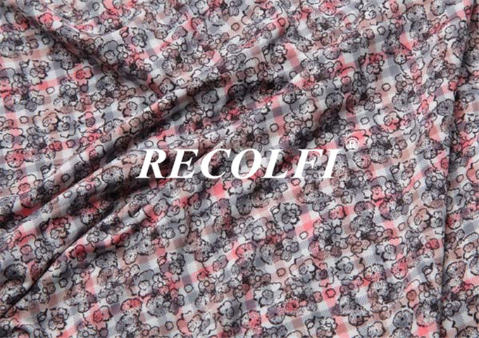 Stretchable Nylon Light Weight UV Protection Recycled Fabric Eco Weft Knitted