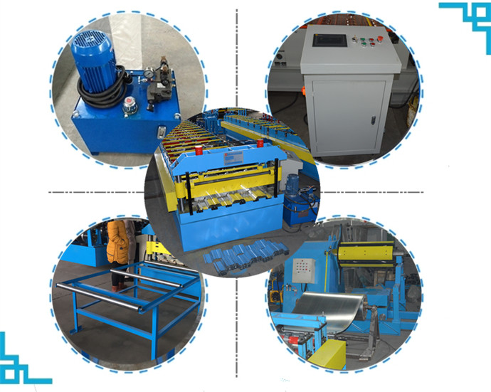 Building Material Metal Roof Galvanized Iron Sheet Floor Deck Roll Forming Machine Production Line