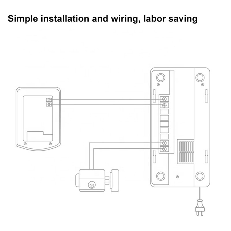 FCC EMC Approved Audio Video Doorbell 2 Wire Outdoor Ring Clear Voice