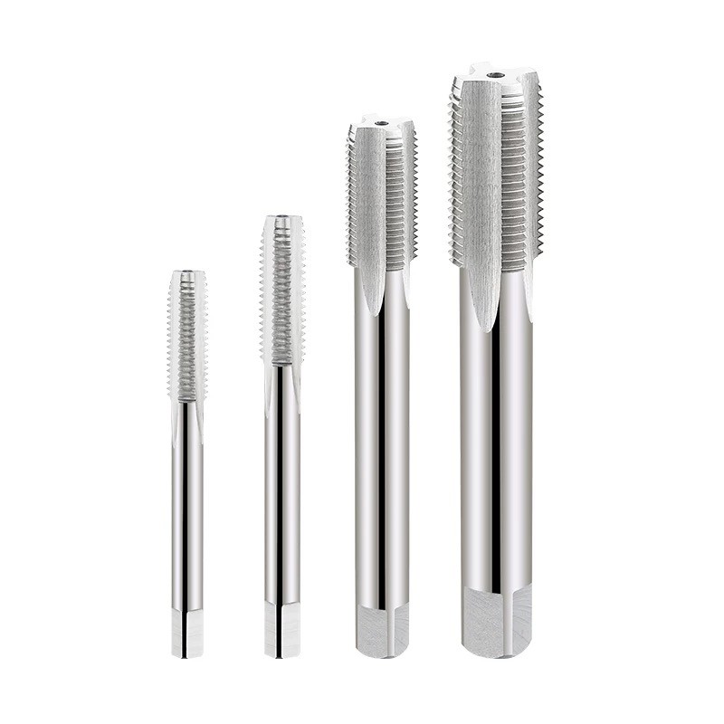 Steel Machine Tap M12x1 5 Tap High Speed Straight Fluted Tap 4 Flutes