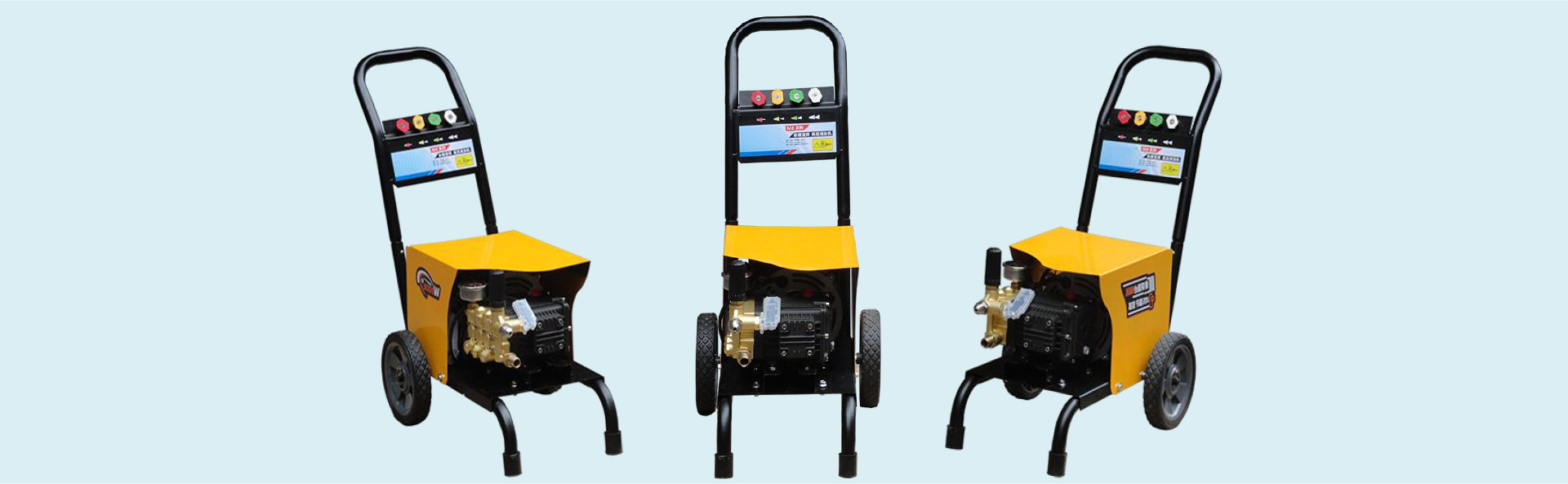 Copper Water Jet High Pressure Car Washers Automatic Mini Portable