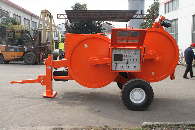 Deutz Air Cooled Engine Overhead Line Stringing Equipment Hydraulic Tension Machine