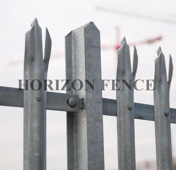 Steel Palisade High Security Fence Systems For Industrial And Commercial Application