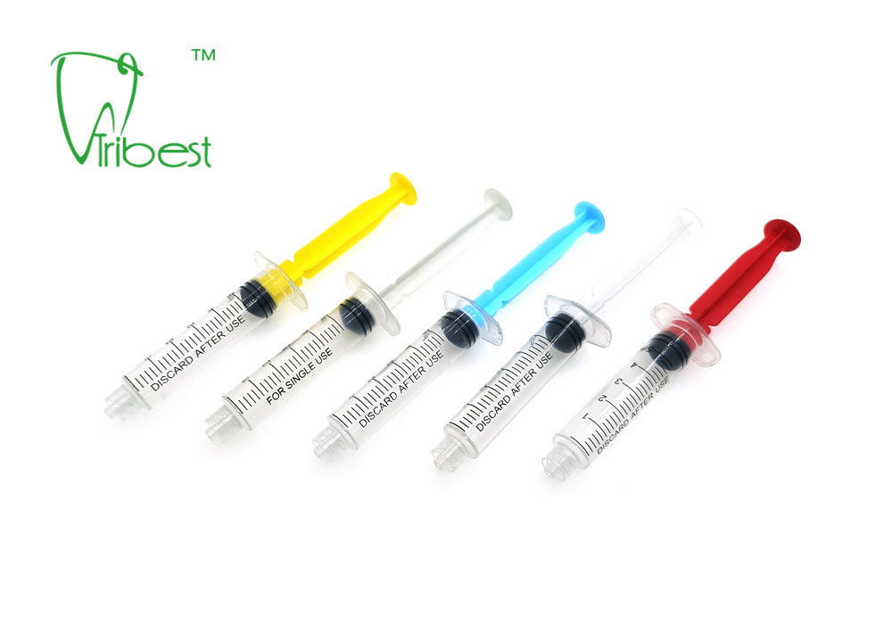 Medical Self Aspirating Disposable Colorful Dental Syringe 5ml