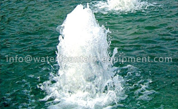 Air Added Foam Fountain Nozzle , Gushing Fountain Spray Nozzles Without Tube