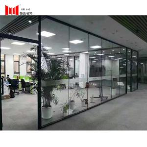 Buy cheap 40mm Black Aluminum Office Partition Wall product