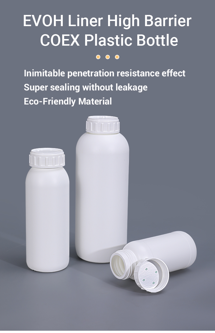 Deltamethrin Pesticides 500ml Coex Evoh Bottle with Green Lid and Plastic Screw Cap