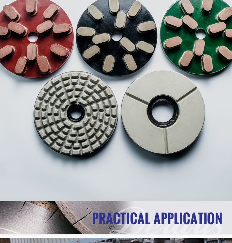 Resin Diamond Polishing Pads for Customized Wet on Grinding Disc of Granite Stone
