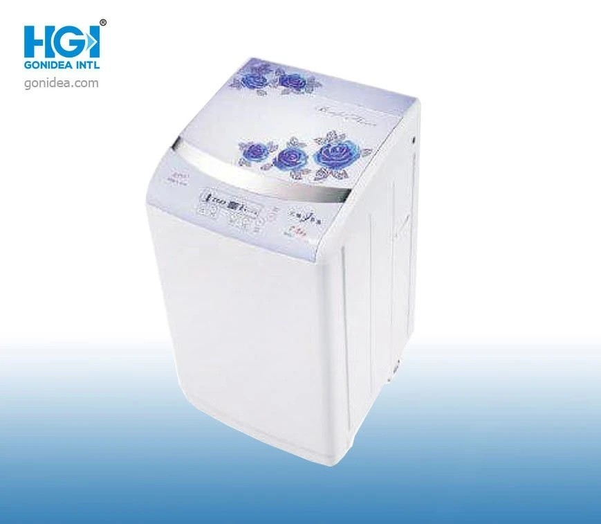 Fully Automatic Plastic Door White Washing Machine 7KG Top Loading