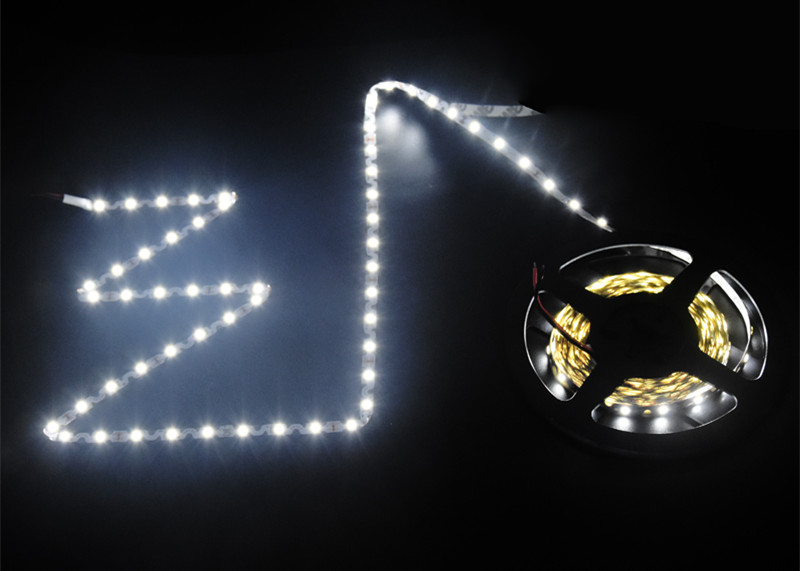 Outdoor S Type Flexible LED Strip Lights 3M Adhesive Tape Single Color For Letters
