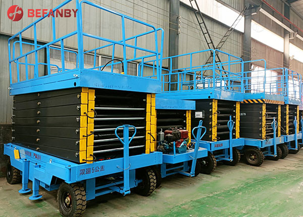 Boom Lift Table Hydraulic High Altitude Equipment